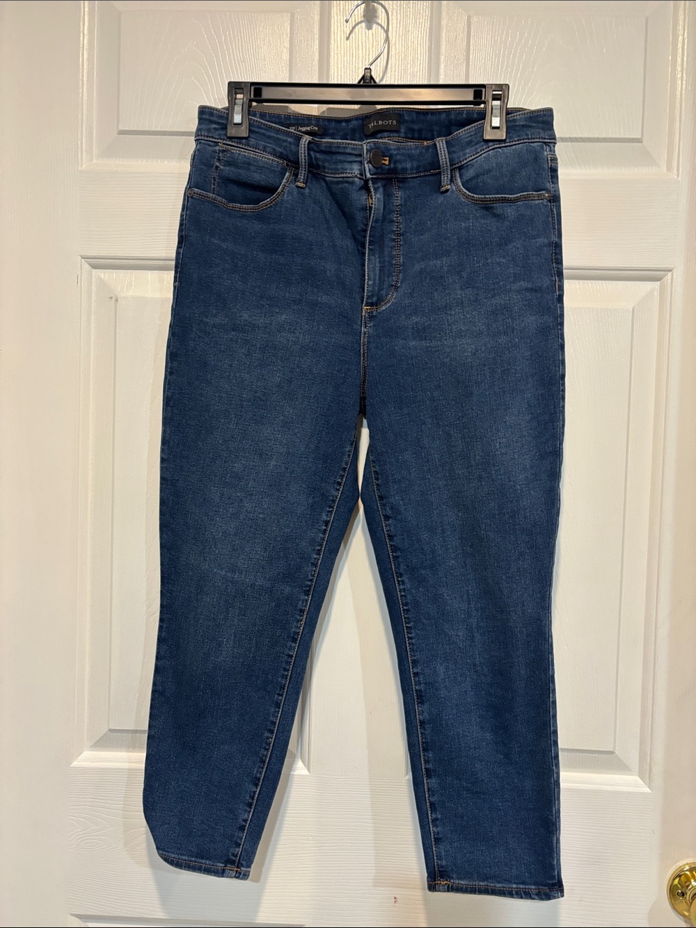 Talbots Dark Blue Jegging Cropped Jeans
